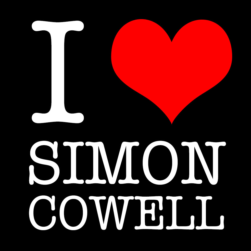 I Love Simon Cowell T-shirt - I Love T-shirts