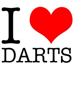 I Love Darts T-shirt