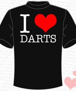 I Love Darts T-shirt