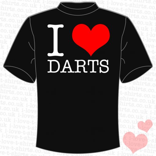 I Love Darts T-shirt