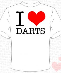 I Love Darts T-shirt