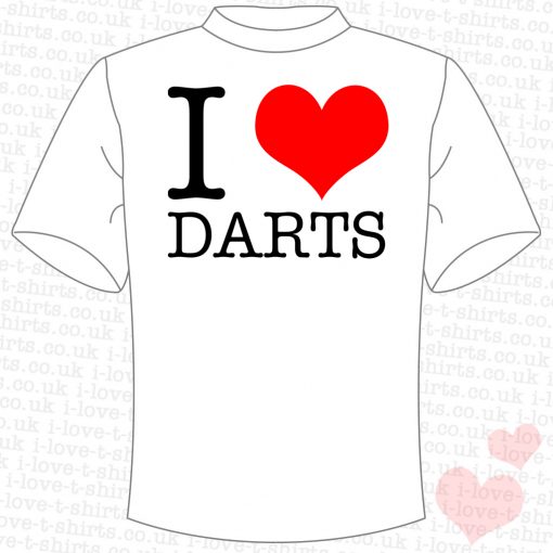 I Love Darts T-shirt